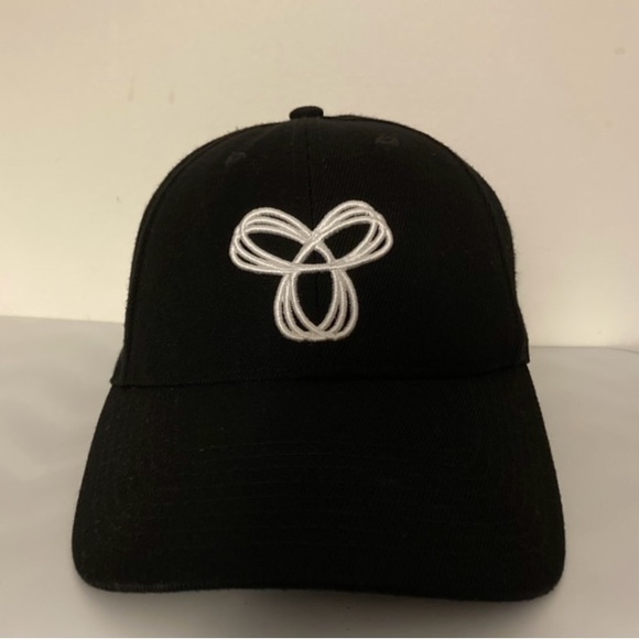 TNA Baseball Cap Hat in Black, White - Picture 3 of 5